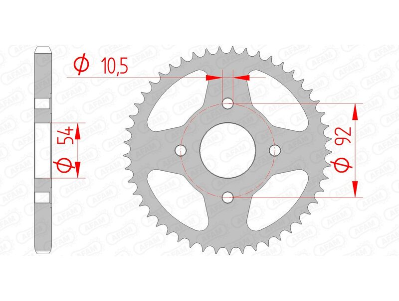 AFAM STANDARD STANDARD SPARTER SPROPET 12202 - 428