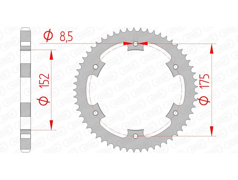 AFAM STANDARD STANDARD SPARTER SPROPET 12207 - 428