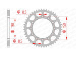 AFAM Steel Standard Rear Sprock 12323 - 520