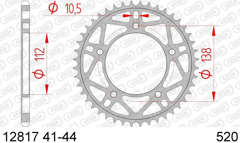 AFAM STANDARD STANDARD STANDARD PROCK 12817 - 520