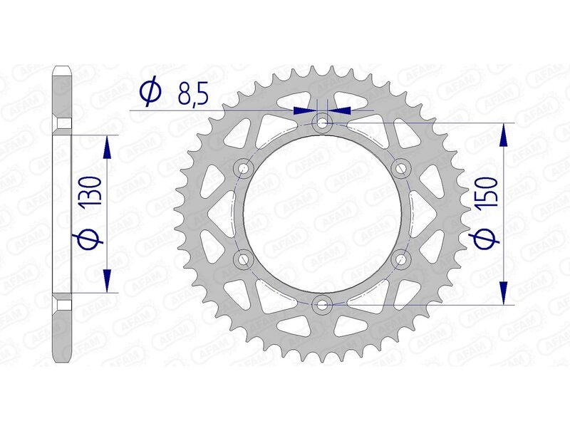 AFAM ALUMINUM DRIVIND RĂZBOI 13323 - 520