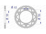 AFAM ALUMINUM DRIVIND RĂZBOI 13323 - 520