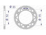 AFAM ALUMINUM DRIVIND RĂZBOI 13508 - 520