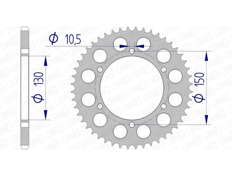 SPOCETĂ DE AFAM ALUMINUM DRIVIND 13604 - 520