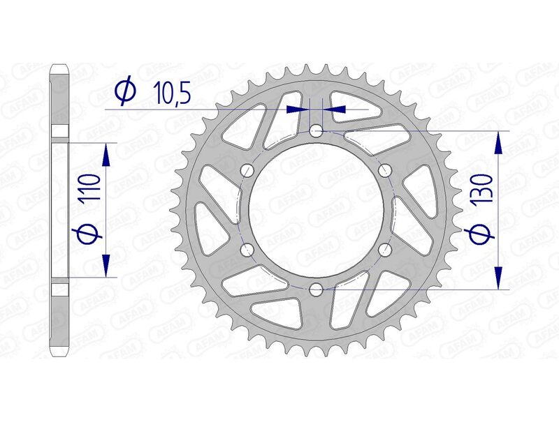 AFAM ALUMINUM DRIVIND RĂZBOI 13814 - 520