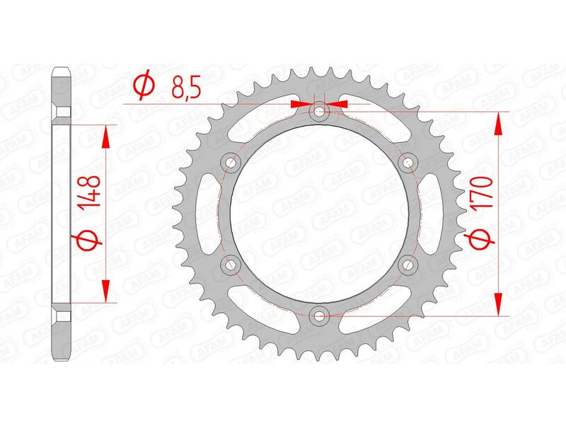 AFAM STANDARD STANDARD STANDARD PROCK 14501 - 520