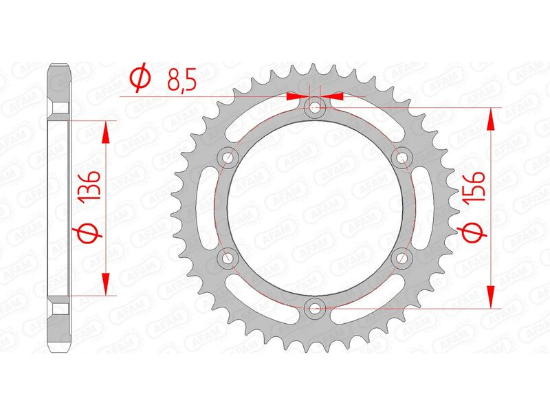 AFAM STANDARD STANDARD STANDARD SPRAP 14506 - 525