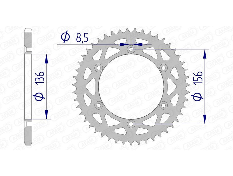 AFAM ALUMINUM DRIVIND RĂZBOI 15206 - 520