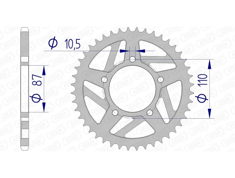 AFAM ALUMINUM DRIVIND RĂZBOI 15405 - 520