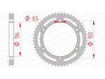 AFAM Steel Standard Sprock 16207 - 428