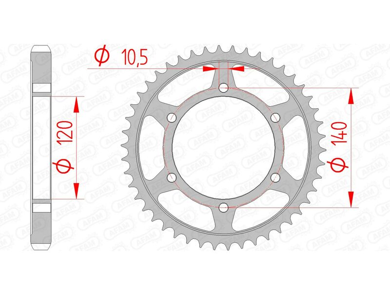 AFAM Oțel Standard Sprock 16603 - 530