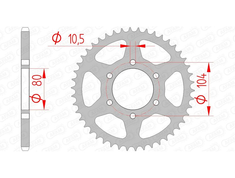 AFAM Oțel Standard Sprock 16606 - 520