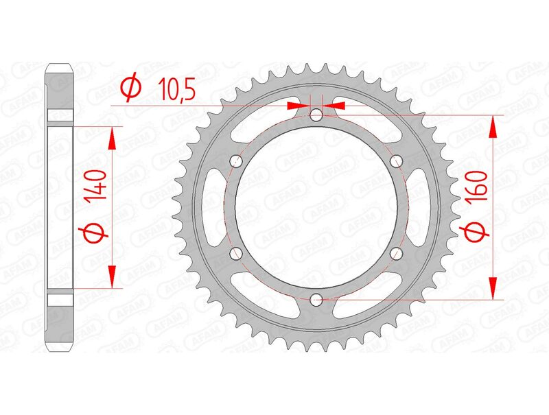 AFAM Oțel Standard Sprock 16701530