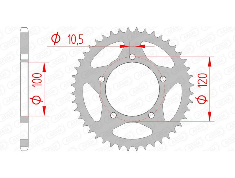 AFAM Oțel Standard SPROKE 35801 - 520