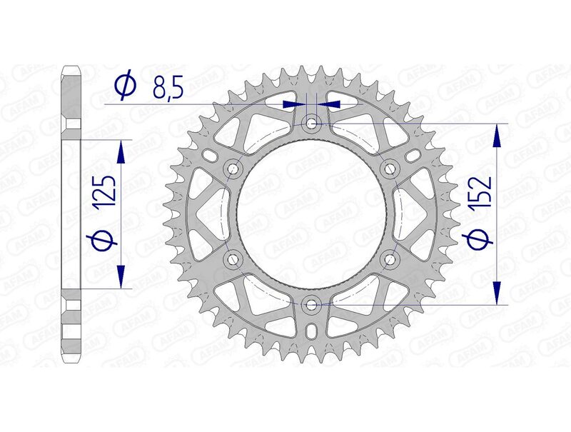 AFAM ALUMINUM ULTRA-LIGHT SELLANING SPRAPET PARTEA 39300-520