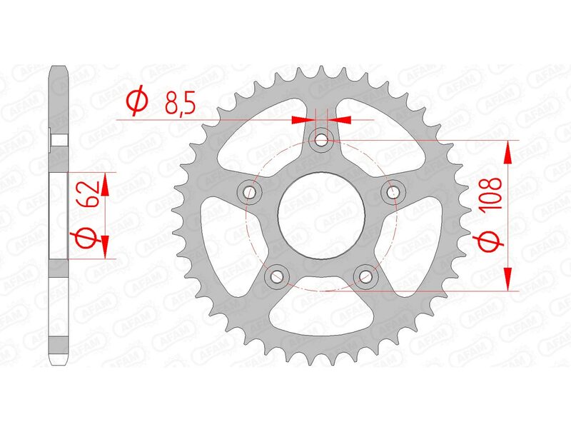 AFAM STANDARD STANDARD STANDARD PROCK 44203 - 520