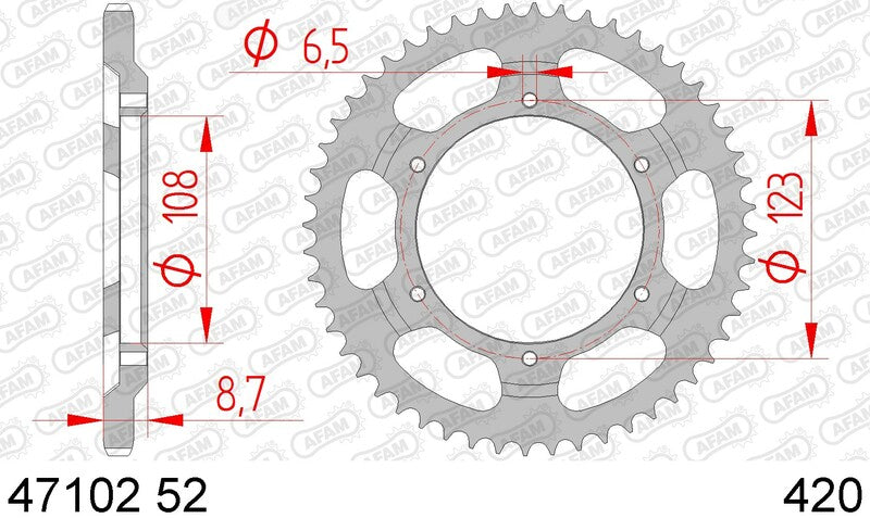 AFAM STANDARD STANDARD STANDARD PROCK 47102 - 420