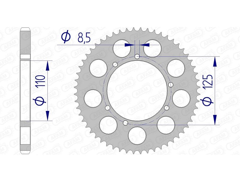 AFAM ALUMINUM DRIVIND RĂZBOI 60104 - 428