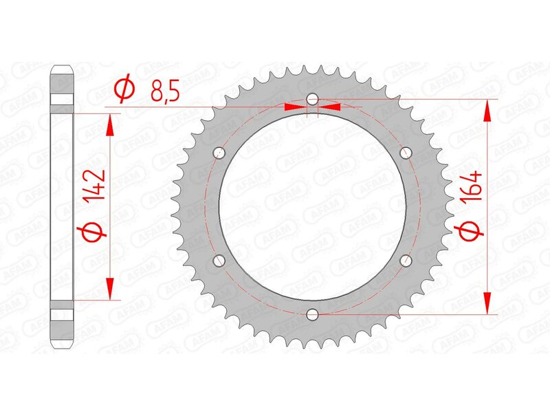 AFAM STANDARD STANDARD SPARTER SPROPET 65200 - 428