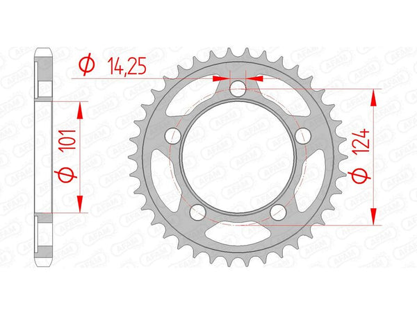 AFAM STANDARD STANDARD SPARTER SPRAPET 71801 - 525 71801-41