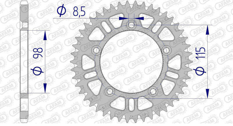 AFAM ALUMINUM ULTRA-LIGHT SELLANING SPRAPET PARTEA 72101-420