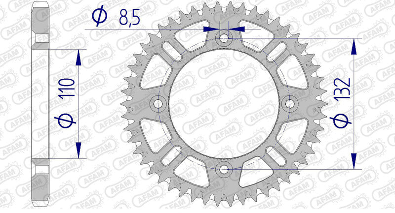 AFAM ALUMINUM ULTRA-LIGHT SELLANING SPRAPET PARTEA 72102-428