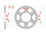 AFAM Steel Standard Sprock 80105 - 420