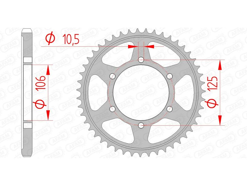 AFAM STANDARD STANDARD STANDARD PROSK 86605 - 525