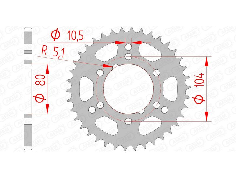 AFAM STANDARD STANDARD SPARTER SPROPET 98300 - 520