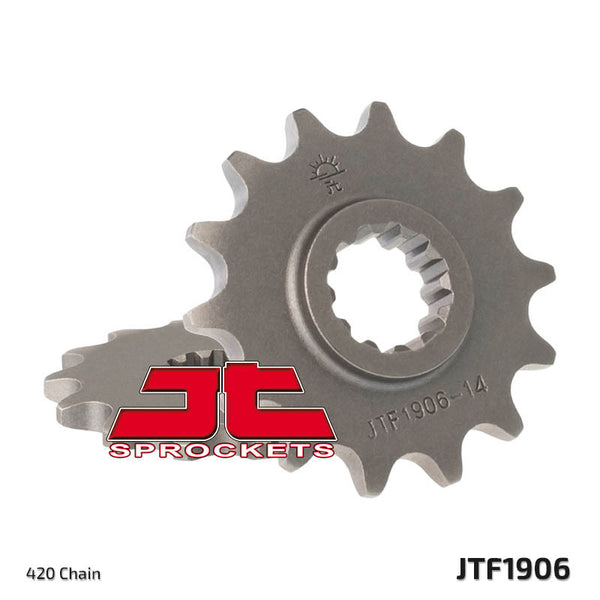 JT Sprock's Steel's Standard Standard Front Sprocket 1906 - 420 JTF1906.14