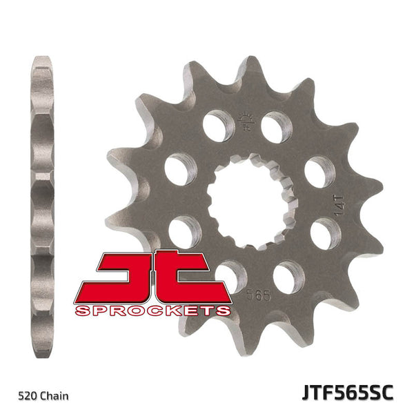 JT Sprock's Steel -Cleaning Front Sprock 565 - 520 JTF565.14SC