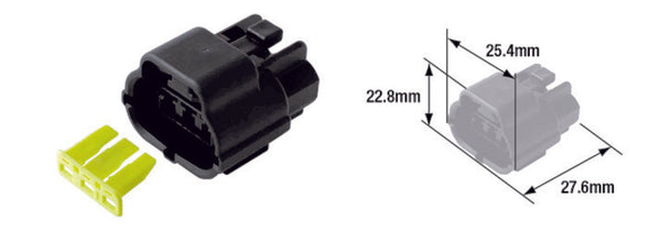 Conector feminin impermeabil Tourmax 070 (FRA) -3-Poly-ETP-114