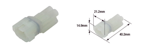 Conector feminin impermeabil Tourmax 090 (FRSH) -2-pole-ETP-44