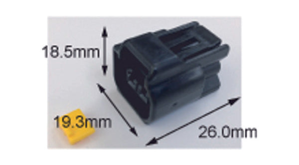 Conector feminin impermeabil Tourmax 090 (FRW) -2-pole-ETP-58