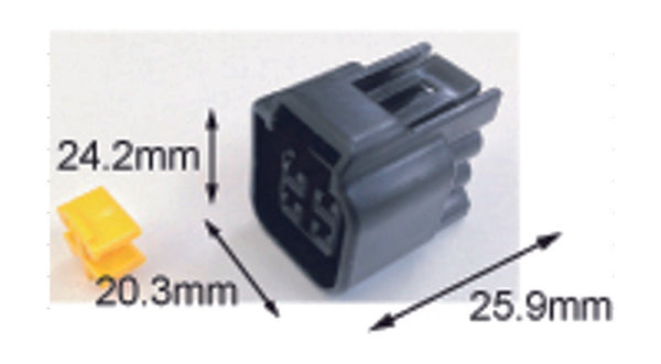 Conector feminin impermeabil TouMax 090 (FRW) -4-pole-ETP-60