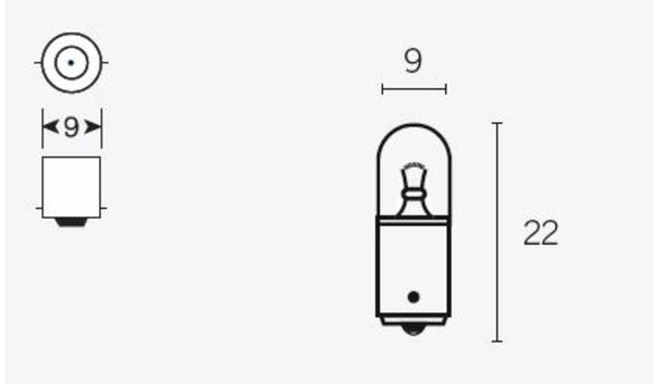 V Piese T85 Becuri 6V 4W - X10 14682