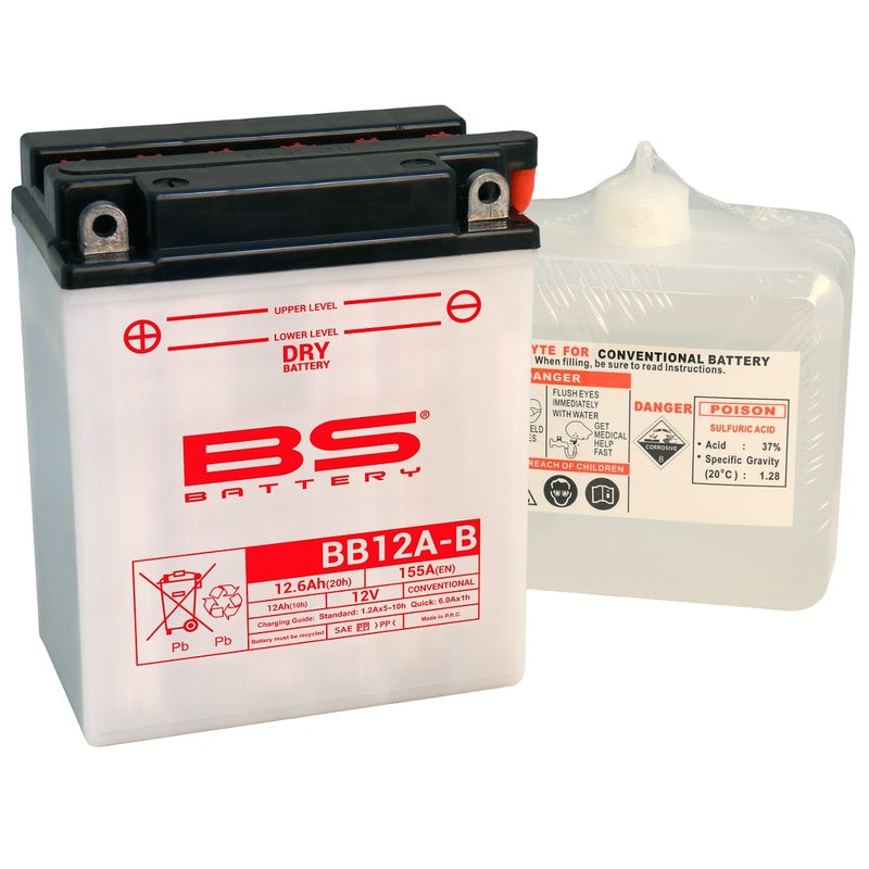 Baterie BS Baterie Performanță ridicată cu Acid Pack - BB12A -B