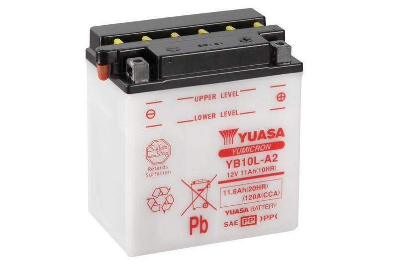 Baterie Yuasa Convențională fără pachet acid - YB10L -A2