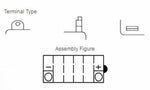 Bateria Yuasa Convențională fără acid pachet - YB16L -B