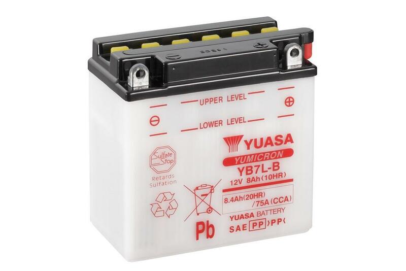 Baterie Yuasa convențională fără pachet acid - YB7L -B