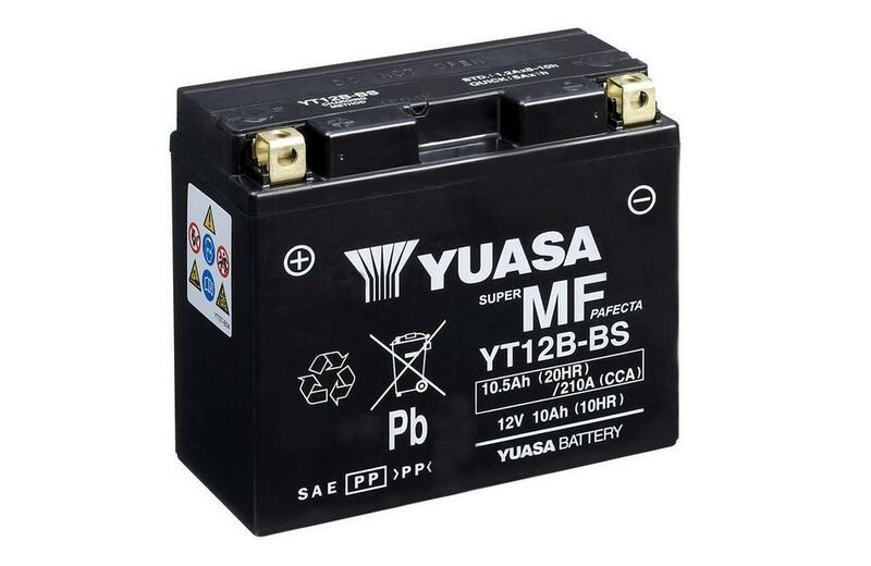 Yuasa Battery Maintenance Free With Acid Pack - YT12B -B