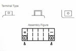 Yuasa Battery Maintenance Free With Acid Pack - YT9B -B