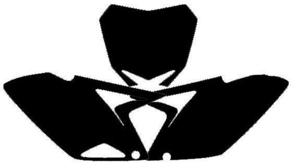 Autocolante cu placă neagră Black Suzuki RM-Z250 3318/000006