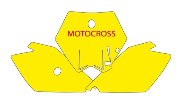 Autocolante cu placă Blackbird Blue KTM SX85 3512/000007