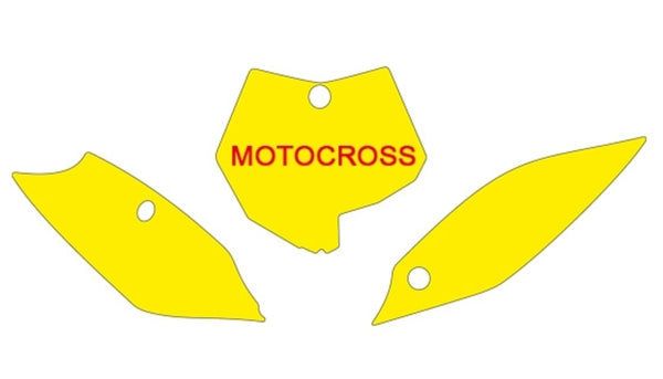 Autocolante cu placă Blackbird Blue KTM SX85 3520/000007