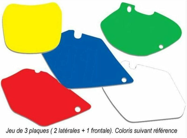 Autocolante cu placă neagră alb Husqvarna 3622/000005