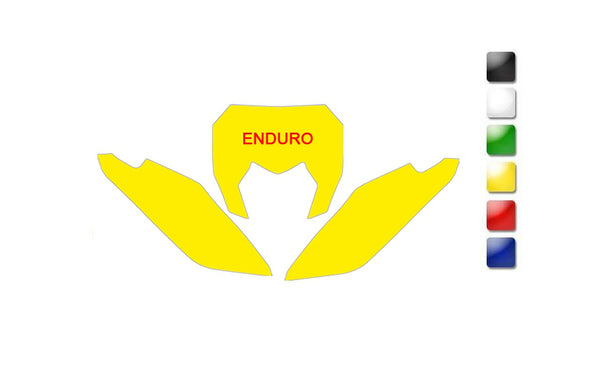 Autocolante cu placă neagră verde Sherco 3E00/000008