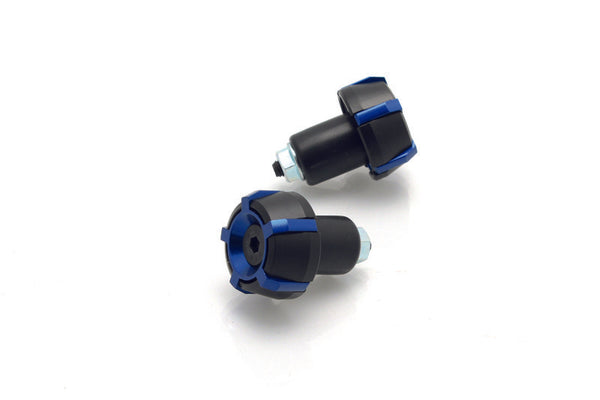 V PARTS Spark 18mm Bar Ends Black/Blue CX799B052B 