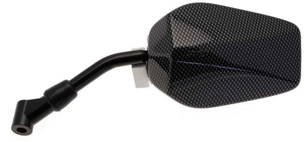 V Piese F1 Mirror Universal M8/125 - Aspect de carbon (1pc) E706