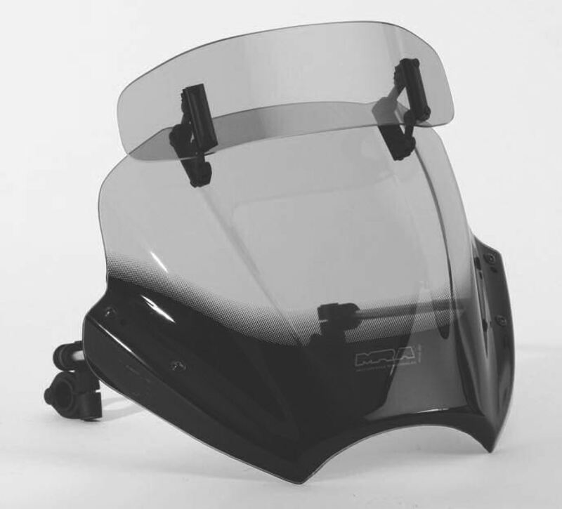 MRA Variotouring "VTNB" WINDSHIELD -CE SPOILER - BIKE NEGRU 4025066115198